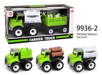 Inertial farmer’s cart (stick, rail, oil tank) towing animals - OBL823206