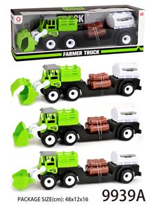 Inertial engineering vehicle (towing wood strip oil tank) - OBL823217