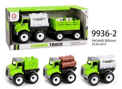 Inertial farmer’s cart (stick, rail, oil tank) towing animals - OBL823260