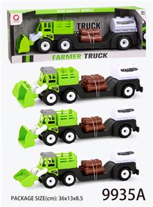 Inertial engineering vehicle (towing wood strip oil tank) - OBL823308