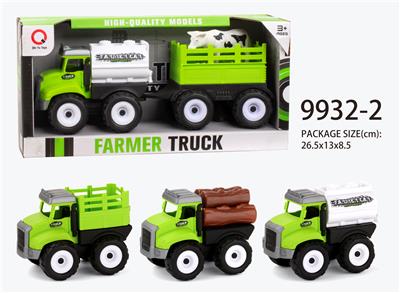 Inertial farmer’s cart (stick, rail, oil tank) towing animals - OBL823310