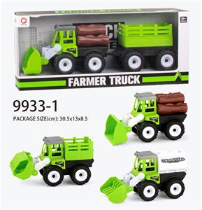 Inertial engineering vehicle (rail, log, oil tank) towing rail - OBL823341