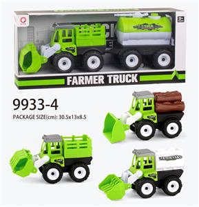 Inertial engineering vehicle (rail, log, oil tank) towing tank - OBL823344