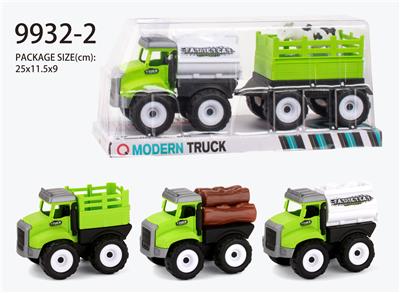 Inertial farmer’s cart (stick, rail, oil tank) towing animals - OBL823366