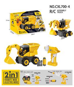 DIY挖机+翻斗电动 遥控 - OBL823750