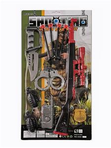 98k sniper with knife and radio shooting suit - OBL823774