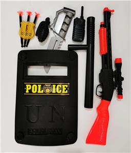 Soft shot shotgun with police shield shooting suit - OBL823781