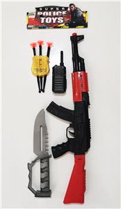 Soft shell ak gun with police set accessories shooting suit - OBL823787