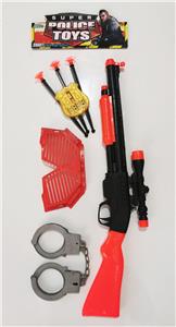 Soft shot shotgun with police set accessories shooting suit - OBL823789