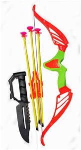 Bow and arrow with knife shooting suit - OBL823807