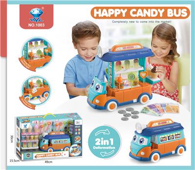 2-in-1 zhiqu deformation dessert bus (2aa without bag) - OBL823831