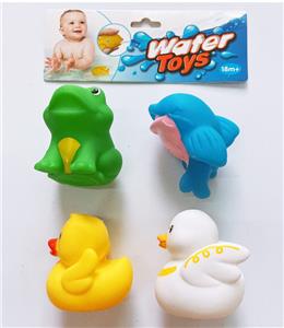 4只装搪胶喷水动物 - OBL823882