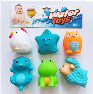 6只装搪胶喷水动物 - OBL823889