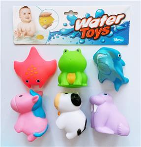 6只装搪胶喷水动物 - OBL823897