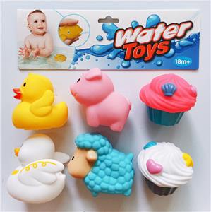 6只装搪胶喷水动物 - OBL823902