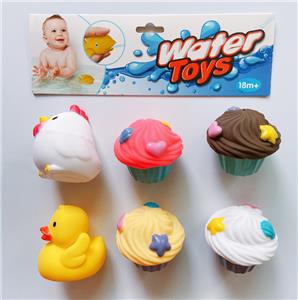 6只装搪胶喷水动物 - OBL823905