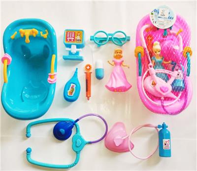 Big bathtub baby medical equipment (9-piece set) - OBL823985