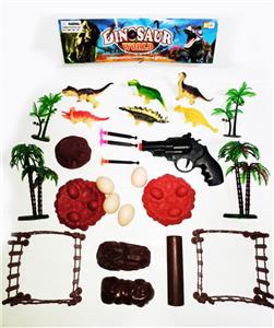 PVC料捕猎恐龙 - OBL824009