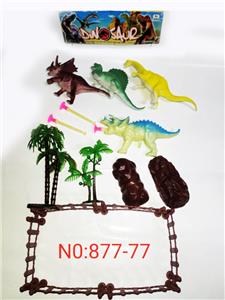 PVC料捕猎恐龙 - OBL824012