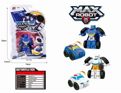 Flash car, blue and white - OBL824071