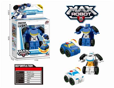 Flash car, blue and white - OBL824077