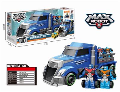 Large blue tractor + one flash deformation vehicle - OBL824085