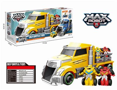 Yellow large tractor + flash deformation vehicle - OBL824086