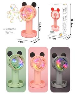 新一代吹泡泡十风扇/有带 USB/ 带彩灯 - OBL824105