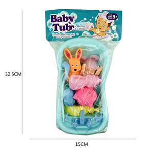 Bathtub with sleeping baby 5 inches - OBL824173