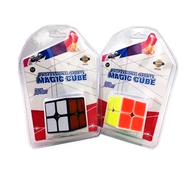 Second order white sticker magic cube - OBL824315