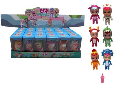 6-INCH DISPLAY BOX BODY WILL SHED TEARS CRYING DOLLS (24 PACKS) - OBL824383
