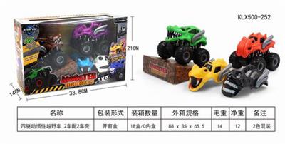 FOUR-DRIVE INERTIAL OFF-ROAD VEHICLE 2 CAR WITH 2 CAR SHELL - OBL825293