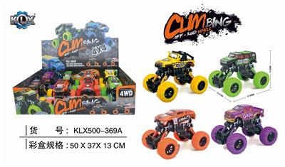 四驱动回力带避震涂鸦攀爬车 - OBL825400