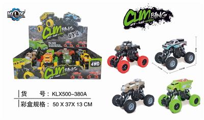 四驱动回力带避震仿真攀爬车 - OBL825411
