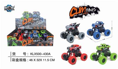 四驱动回力带避震涂鸦攀爬车 - OBL825458