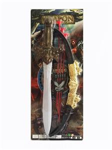 SWORD- ELECTROPLATING BOW AND ARROW COMBINATION - OBL825827
