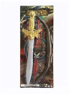 ELECTROPLATING SWORD - BOW AND ARROW COMBINATION - OBL825832