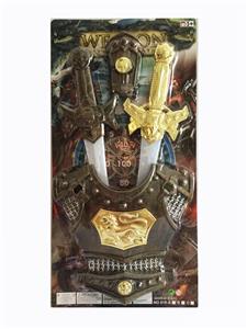 ELECTROPLATING SWORD - WRIST GUARD - CHEST COMBINATION - OBL825842