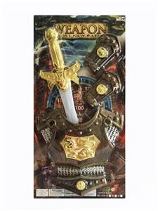 ELECTROPLATING SWORD - WRIST GUARD - CHEST COMBINATION - OBL825844