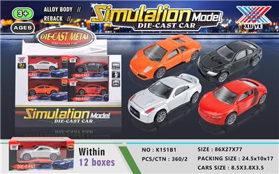 1:50 ALLOY BACK FORCE MODEL - OBL826174