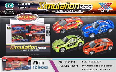 1:50 ALLOY BACK FORCE MODEL - OBL826175