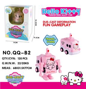 DEFORMED KT CAT ALLOY CARD CAR - OBL826388