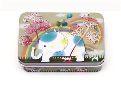 9.6 X 7 X 2.6CM SMALL IRON BOX - OBL826985