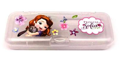 PLASTIC TRANSPARENT PEN BOX - OBL826986