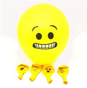 ONE BAG OF SMILEY FACE BALLOONS - OBL827094