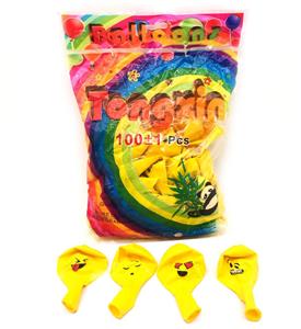 ONE BAG OF SMILEY FACE BALLOONS - OBL827095