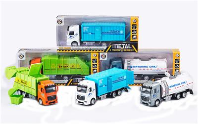 1:32 MIXED COLOR RETURN ALLOY CITY CAR - OBL827209