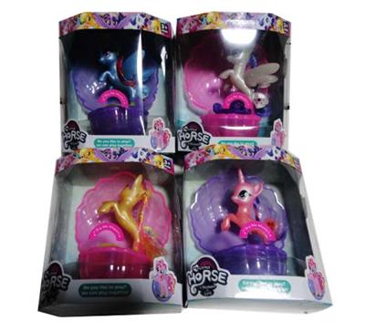 LIGHT MUSIC SHELL BOX WITH PONY - OBL827422