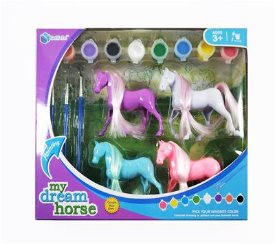 PAINTED 4 LITTLE BARBICANS - OBL828077