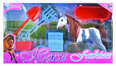 COMBINATION OF SIMULATED HORSE AND CART - OBL828084